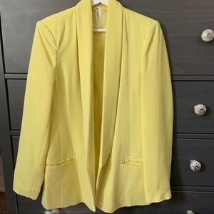 Chartreuse Yellow Blazer